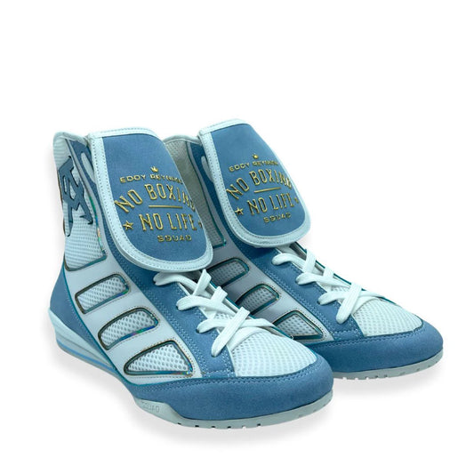 No Boxing No Life - Canelo Edition - Boxing Boots White / Sky Blue