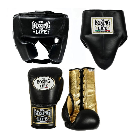 NO BOXING NO LIFE SET, No Boxing No Life Gloves Head Guard & Groin Guard