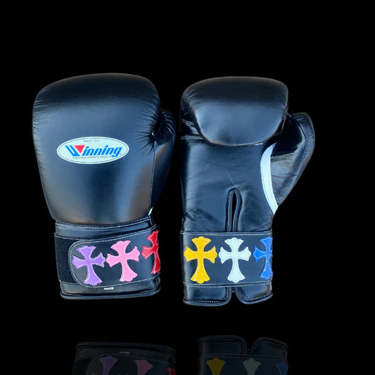 Winning Boxing Gloves – Chrome Hearts Lace-Up Winning Training Gloves – Perfect for All Boxers – Pro-Level Quality – Premium Quality at Low Prices