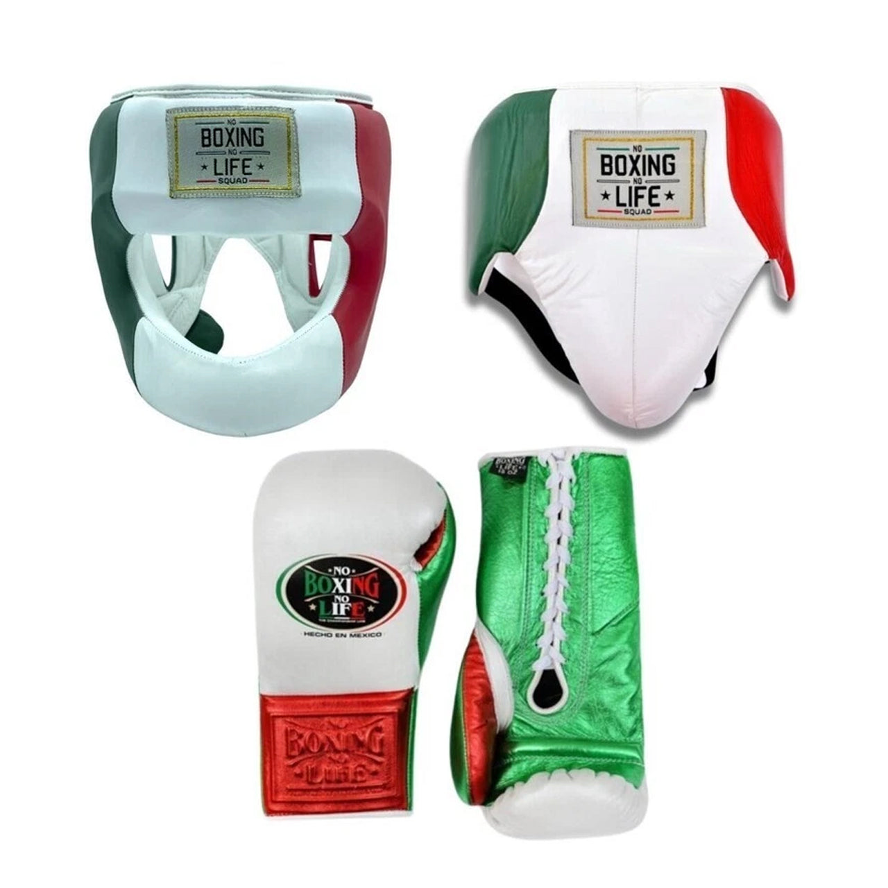 NO BOXING NO LIFE SET, No Boxing No Life Gloves Head Guard & Groin Guard