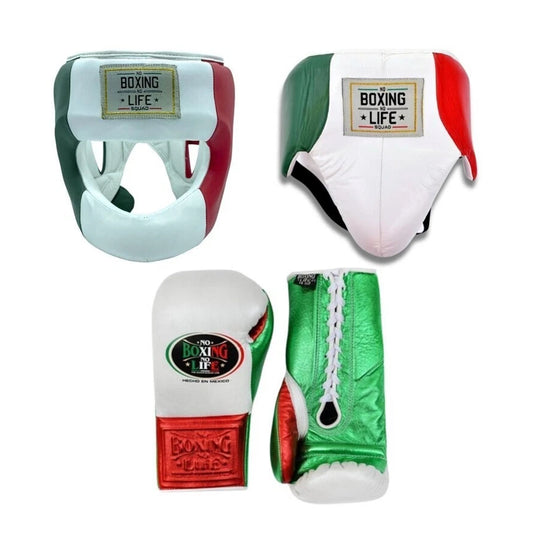 NO BOXING NO LIFE SET, No Boxing No Life Gloves Head Guard & Groin Guard