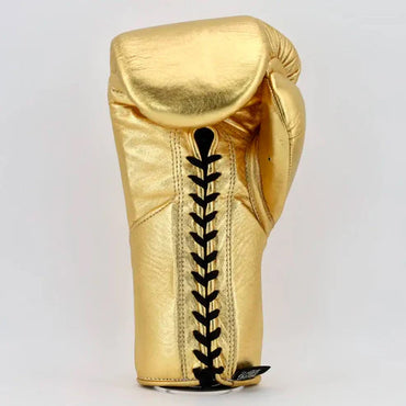 NO BOXING NO LIFE TRAINING GLOVES - Golden | 100% Pure Leather | Best Choice for Fighters
