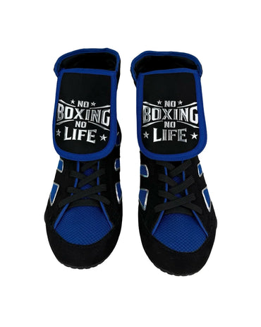 No Boxing No Life - Boxing Boots - Blue / Black