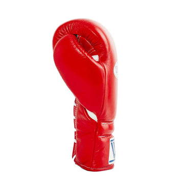 Winning Boxing Gloves MS-500 Lace-Up Type Red Genuine Cowhide Leather