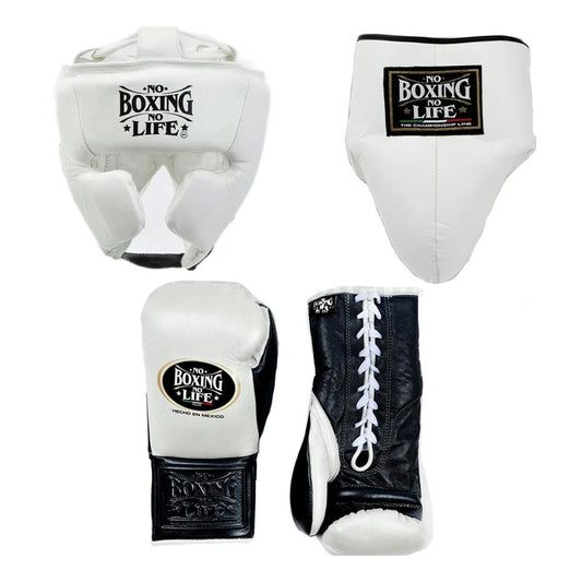 NO BOXING NO LIFE SET, No Boxing No Life Gloves Head Guard & Groin Guard
