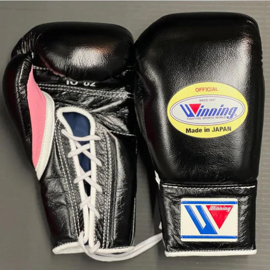 Winning Boxing Gloves – Black Pink Winning Training Gloves – Perfect for All Boxers – Pro-Level Quality – Premium Quality at Low Prices