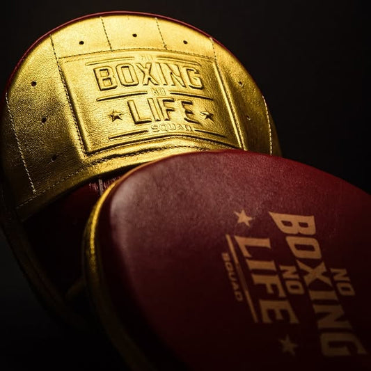 Pro No Boxing No Life Punching Mitts Soft-Padding Focus Pads