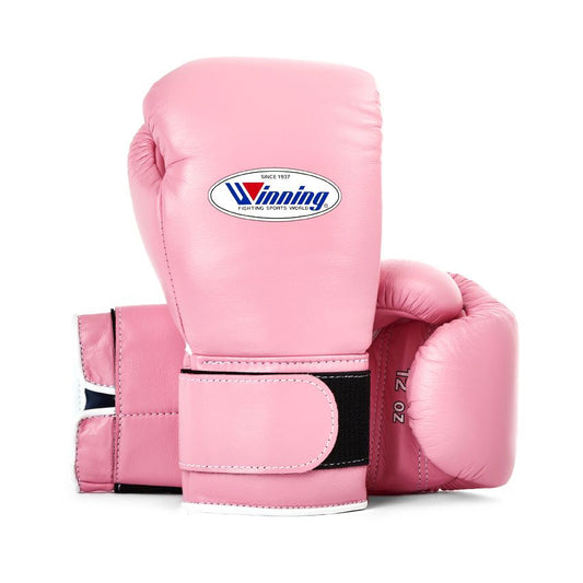 Winning Boxing Gloves –  Pink Velcro Winning Training Gloves – Perfect for All Boxers – Pro-Level Quality – Premium Quality at Low Prices