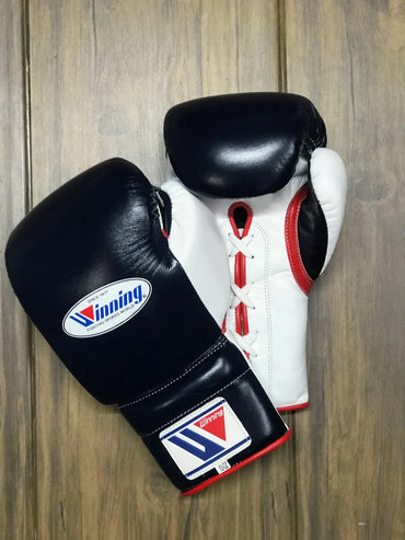 Winning Boxing Gloves Blue – Lace-Up