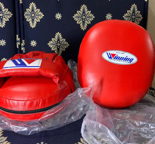 Winning Professional Boxing Punching Mitts - Customizable - High-Density Padding - Red