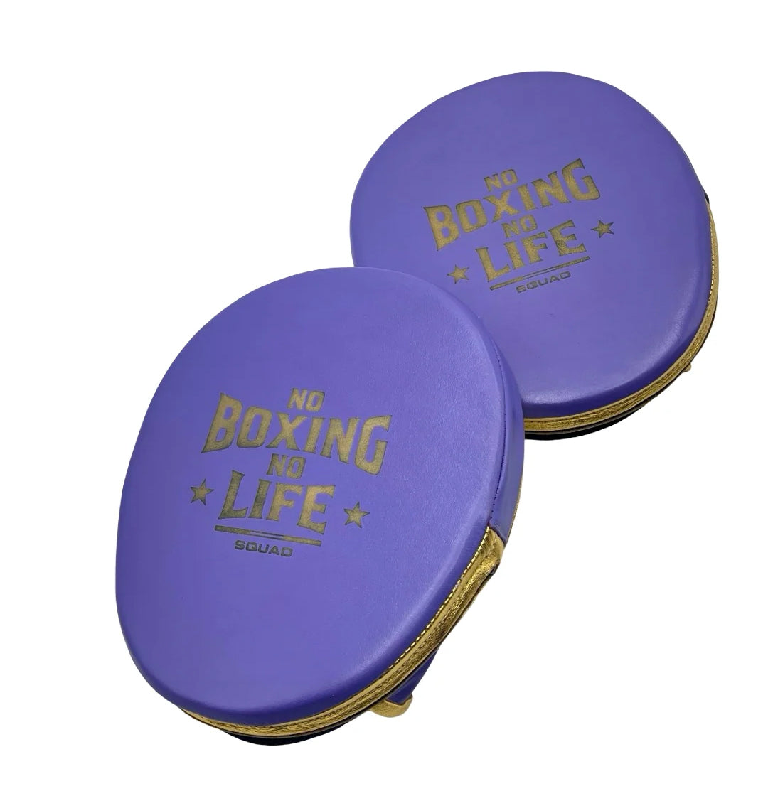 Pro No Boxing No Life Punching Mitts Soft-Padding Focus Pads