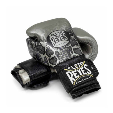 Cleto Reyes Silver Boxing Gloves 4-24oz , Professional Soft-Fit Sparring Gear