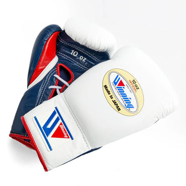Winning Boxing Gloves – White Lace-Up Winning Training Gloves – Perfect for All Boxers – Pro-Level Quality – Premium Quality at Low Prices