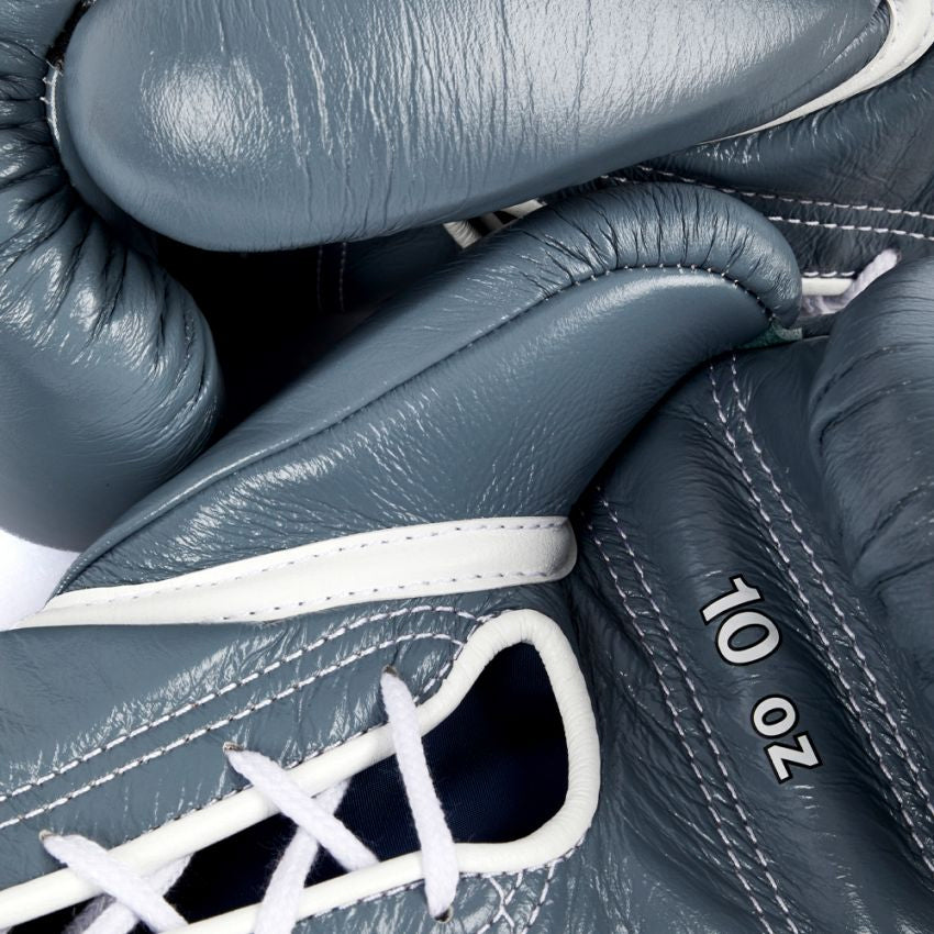 Winning Boxing Gloves – Grey Lace-Up Winning Training Gloves – Perfect for All Boxers – Pro-Level Quality – Premium Quality at Low Prices