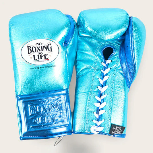 NO BOXING NO LIFE TRAINING GLOVES - Skyblue | 100% Pure Leather | Best Choice for Fighters