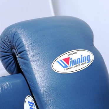Winning Boxing Gloves Blue Velcro Winning Training Gloves – Perfect for All Boxers – Pro-Level Quality – Premium Quality at Low Prices