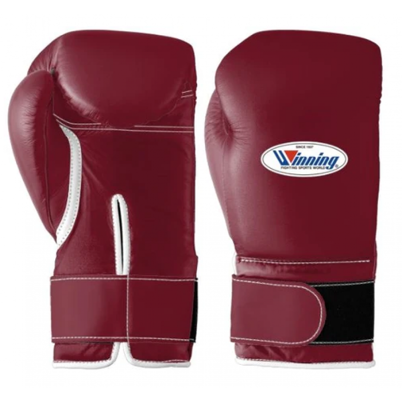 Winning Boxing Gloves Burgundy Velcro Winning Training Gloves – Perfect for All Boxers – Pro-Level Quality – Premium Quality at Low Prices
