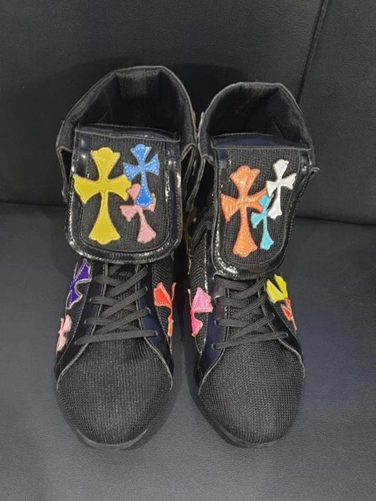 Chrome Heat Boxing Shoes - Boxing Boots