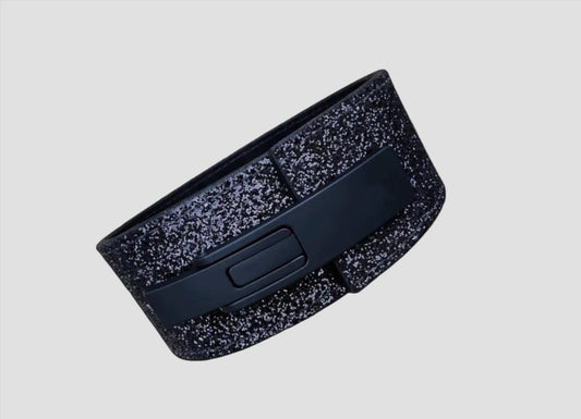 Black Sparkling weight lift belt, Custom Weightlifting belt, father's day Gifts