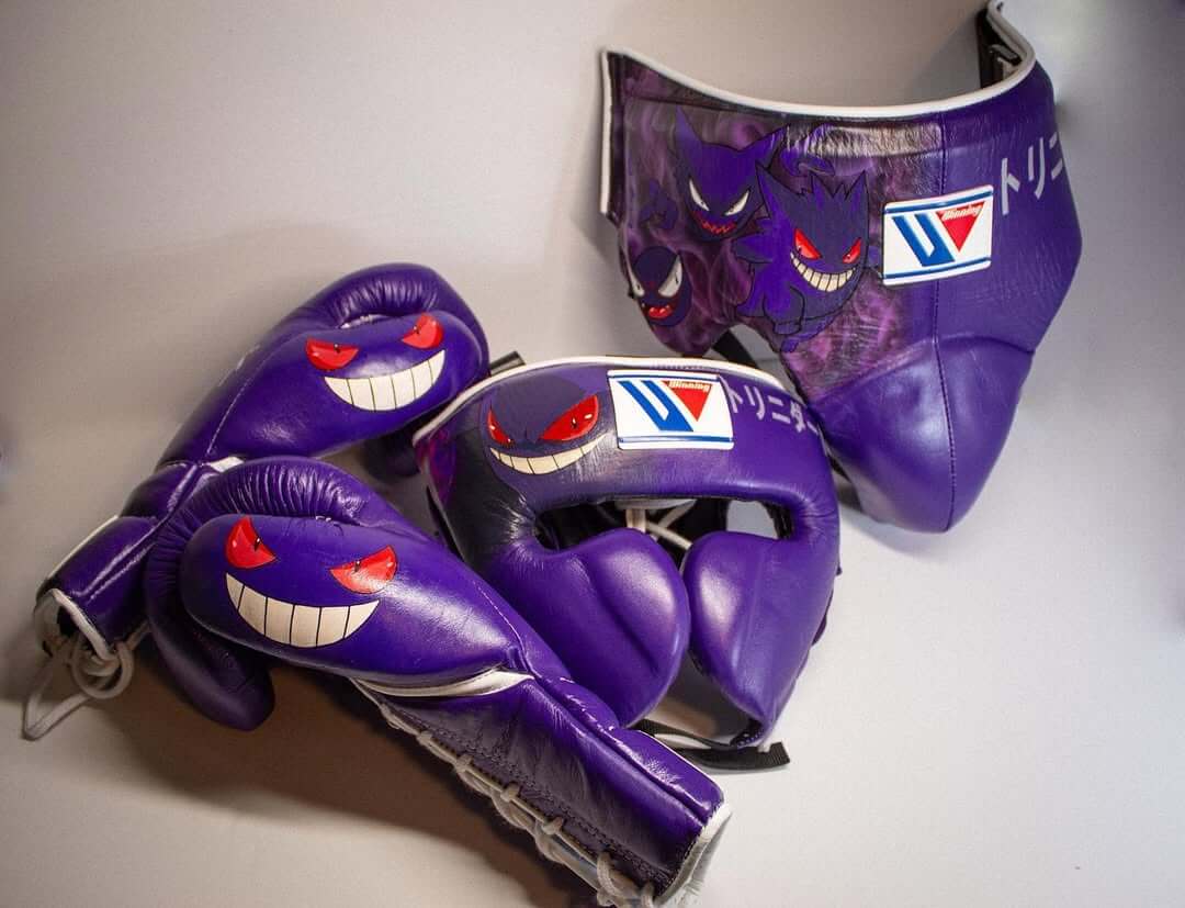 Winning Boxing Set, Gloves, Head Guard, Groin Guard | Purple Winning Boxing Gear | Professional Training Gear Top-Rated Boxing Gear | Winning Boxing Gear Buy | Dad Gifts, Boyfriend Gifts, Christmas Gifts | Free Shipping Worldwide