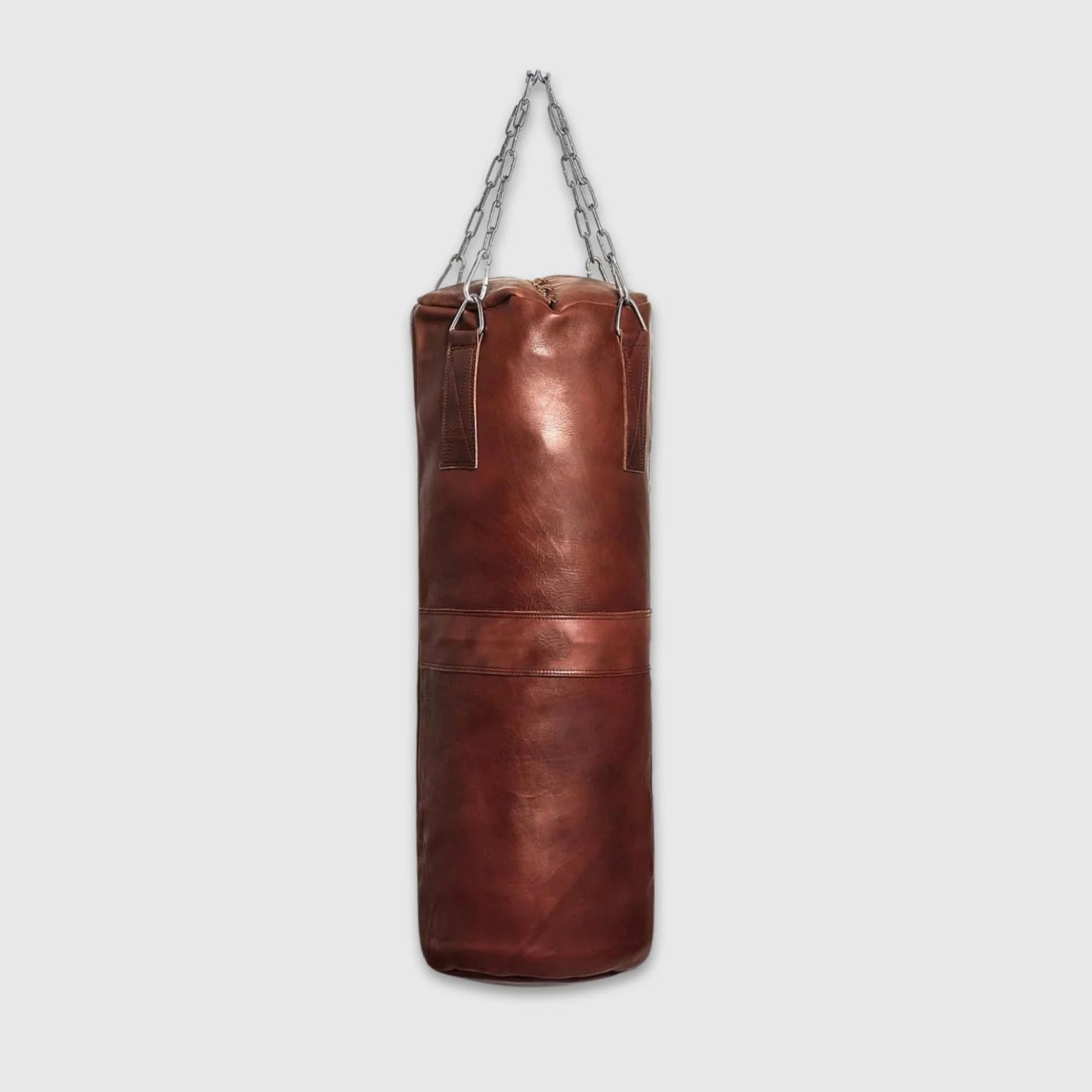 Brown Leather Heavy Punching Bag – Un-Filled, Professional Training