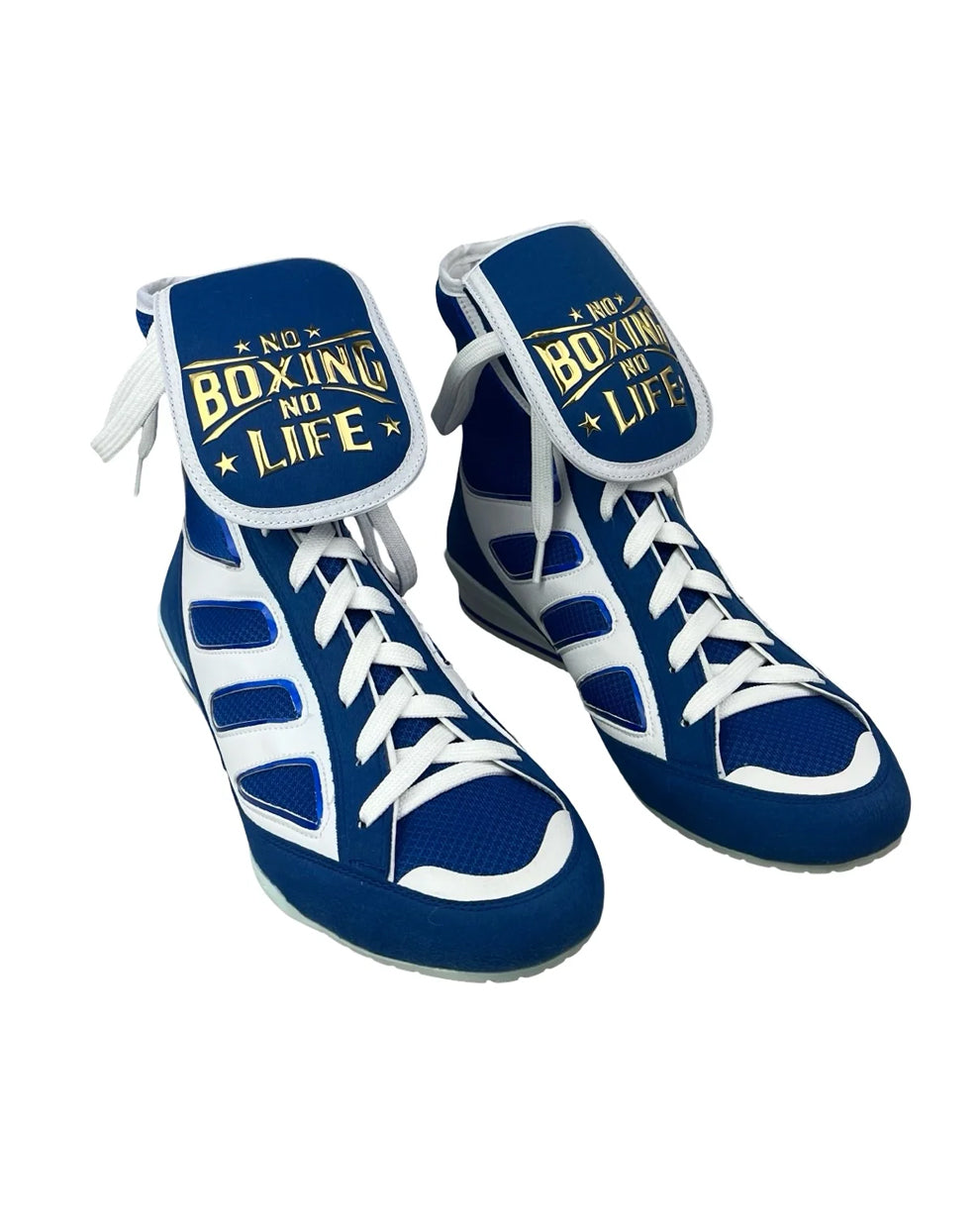 No Boxing No Life - Boxing Boots - Blue / White