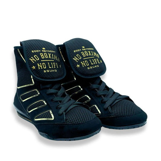 No Boxing No Life – Canelo Edition Boxing Boots (Black) | Fully Customized Replica