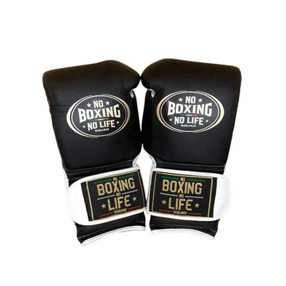 No Boxing No Life, Black/White Boxing Gloves, Professional Training Boxing Gloves, Custom Made Boxing Gloves, Premium Quality No Boxing No Life, Available All Sizes & Colours, Gift for Him, New Year