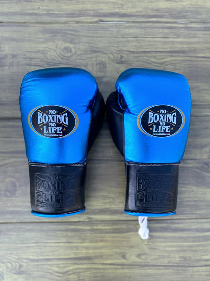 NO BOXING NO LIFE SET, NBNL Black/Blue Boxing set, No Boxing No Life Gloves Head Guard & Groin Guard