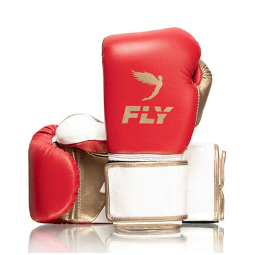 Professional Fly Boxing Set Red / White / Golden – High-End Boxing Gloves Training Kit | Premium Training & Sparring Gear Bundle