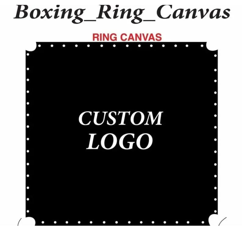 Custom Logo Boxing Ring Canvas: Heavy-Duty Gym & Event Mat