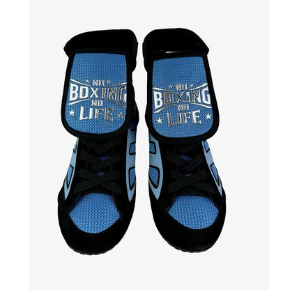 No Boxing No Life - Canelo Edition - Boxing Boots Black/ Sky Blue