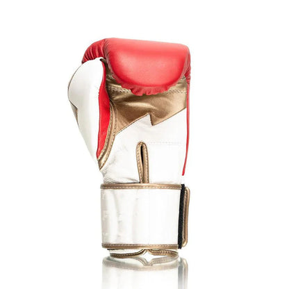 Professional Fly Boxing Set Red / White / Golden – High-End Boxing Gloves Training Kit | Premium Training & Sparring Gear Bundle