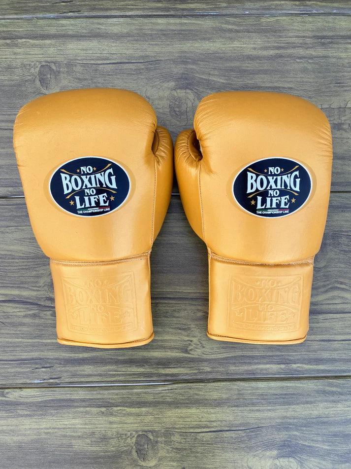 NO BOXING NO LIFE SET, NBNL Golden Boxing set, No Boxing No Life Gloves Head Guard & Groin Guard