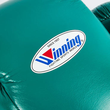 Winning Boxing Gloves – Green Lace-Up Winning Training Gloves – Perfect for All Boxers – Pro-Level Quality – Premium Quality at Low Prices