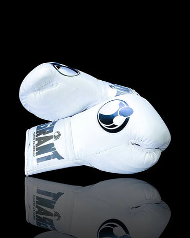 Grant Boxing Gloves | Professional Lace-up | Customizable - Soft Padding | White