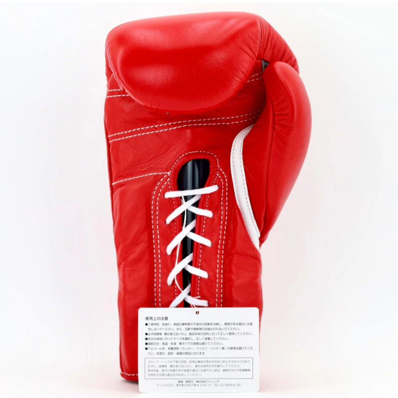 Winning Boxing Gloves Red – Lace-Up