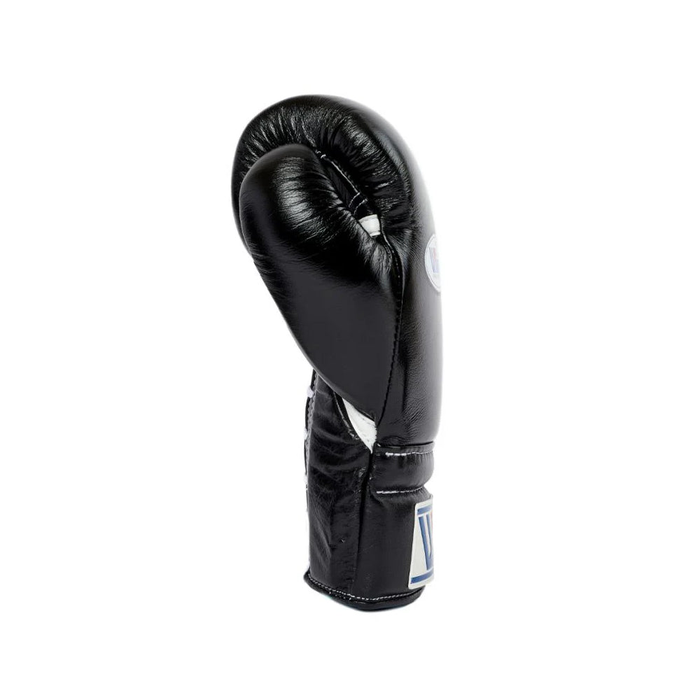 Winning Boxing Gloves MS-500 Lace-Up Type Black Genuine Cowhide Leather