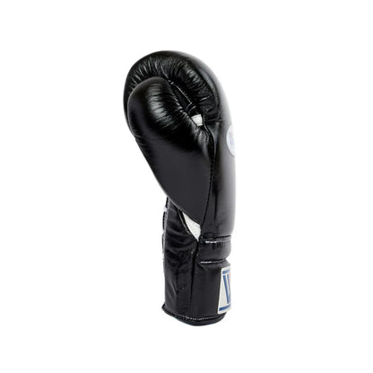 Winning Boxing Gloves MS-500 Lace-Up Type Black Genuine Cowhide Leather