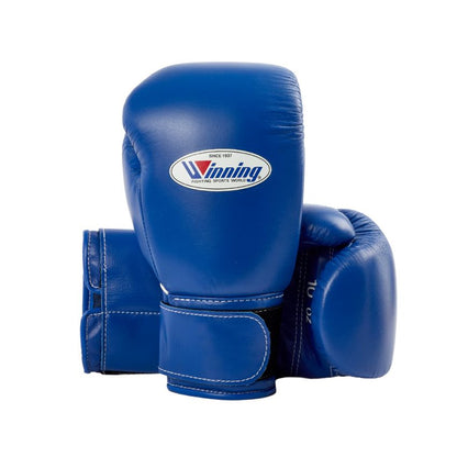 Winning Boxing Gloves –  Blue Velcro Winning Training Gloves – Perfect for All Boxers – Pro-Level Quality – Premium Quality at Low Prices