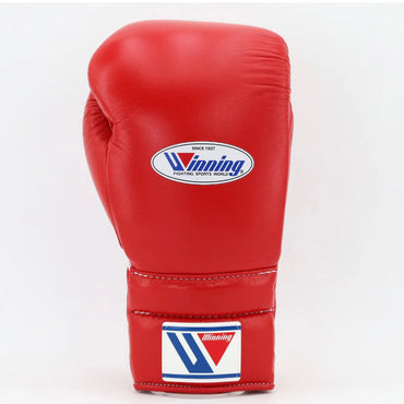 Winning Boxing Gloves Red – Lace-Up