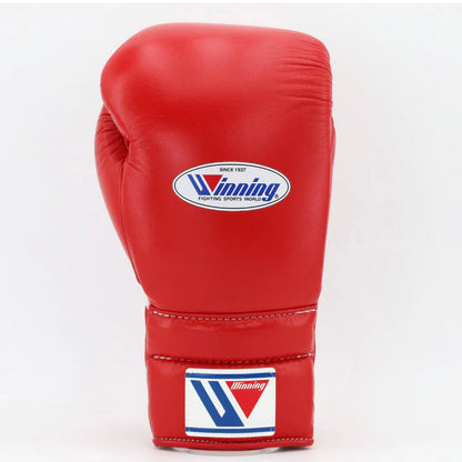 Winning Boxing Gloves Red – Lace-Up