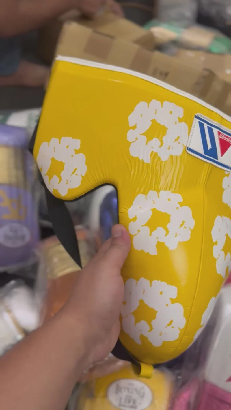 Winning Boxing Groin Guard | Customizable - Professional Gear | Yellow