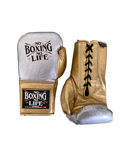 No Boxing No Life, Silver/Golden Boxing Gloves, Professional Training Boxing Gloves, Custom Made Boxing Gloves, Premium Quality No Boxing No Life, Available All Sizes & Colours, Gift for Him, New Year