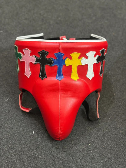 Winning Boxing Groin Guard | Customizable - Professional Gear | Heart Chrome | Pink