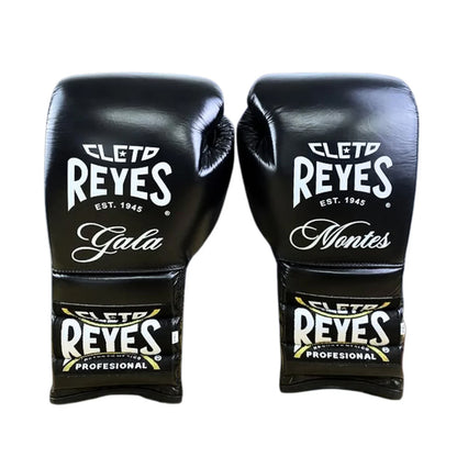 Cleto Reyes Black Boxing Gloves 4-24oz , Professional Soft-Fit Sparring Gear