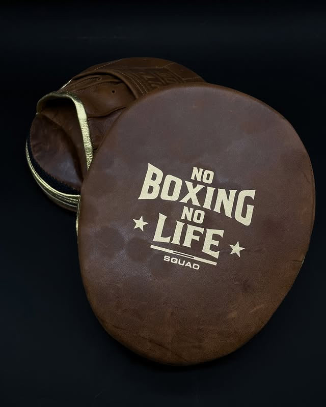Pro No Boxing No Life Punching Mitts Soft-Padding Focus Pads