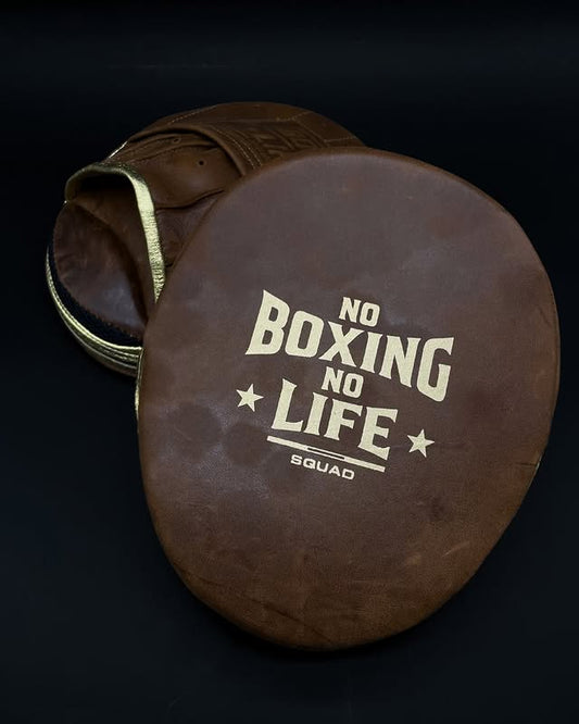 Pro No Boxing No Life Punching Mitts Soft-Padding Focus Pads