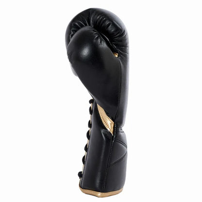 Fly Boxing Gloves Black Lace-Up Fly Training Gloves – Perfect for All Boxers – Pro-Level Quality – Premium Quality at Low Prices