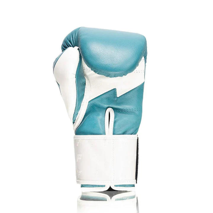 Professional Fly Boxing Set White / Blue -Velcro Gloves – High-End Boxing Gloves Training Kit | Premium Boxing Gloves & Training Gear
